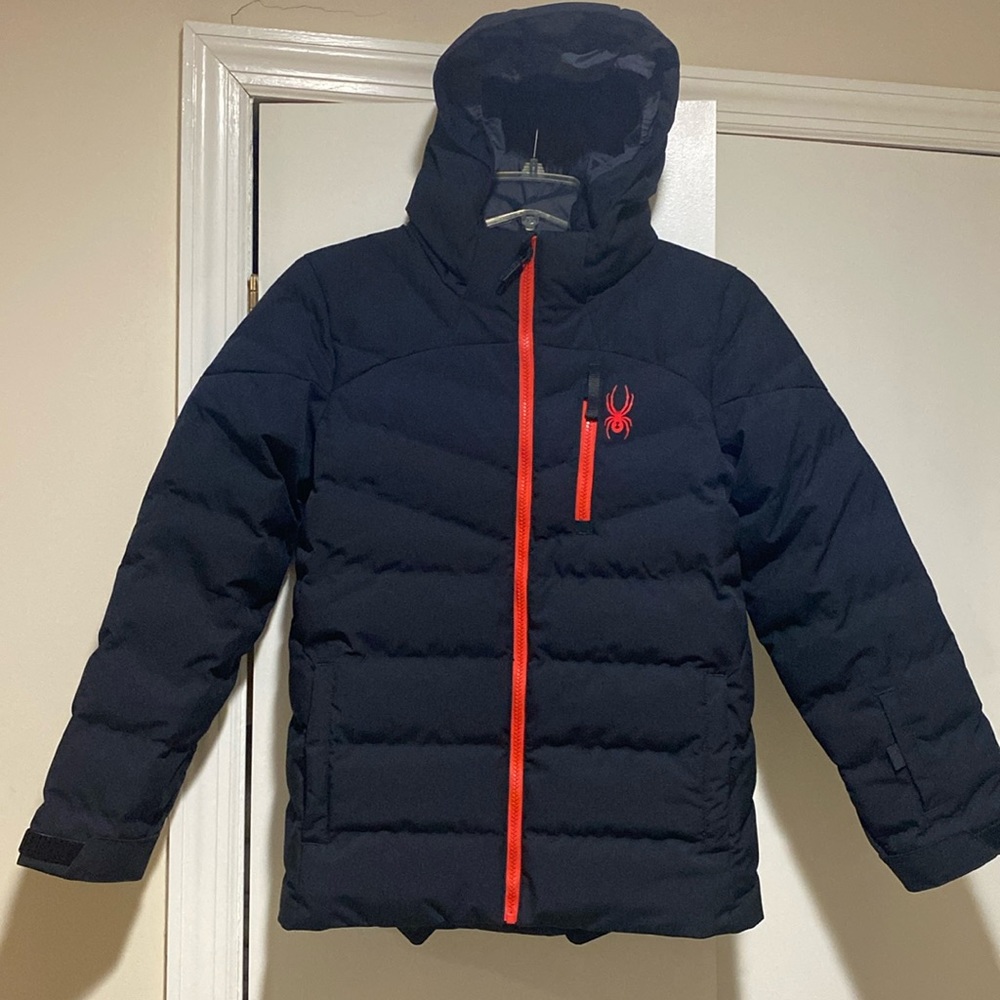 SPYDER Youth Boys Impulse Synthetic Down Jacket w/ detachable hood 14 and 16
